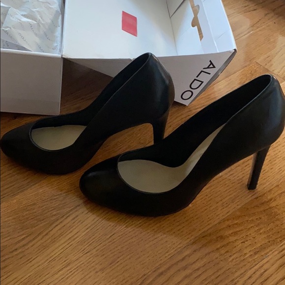 👠Brand New Aldo Sebec leather heels women’s 7 - Picture 1 of 6